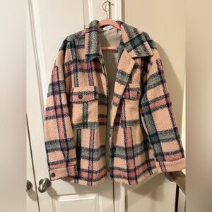 Blakely Plaid Wool-Blend Jacket
